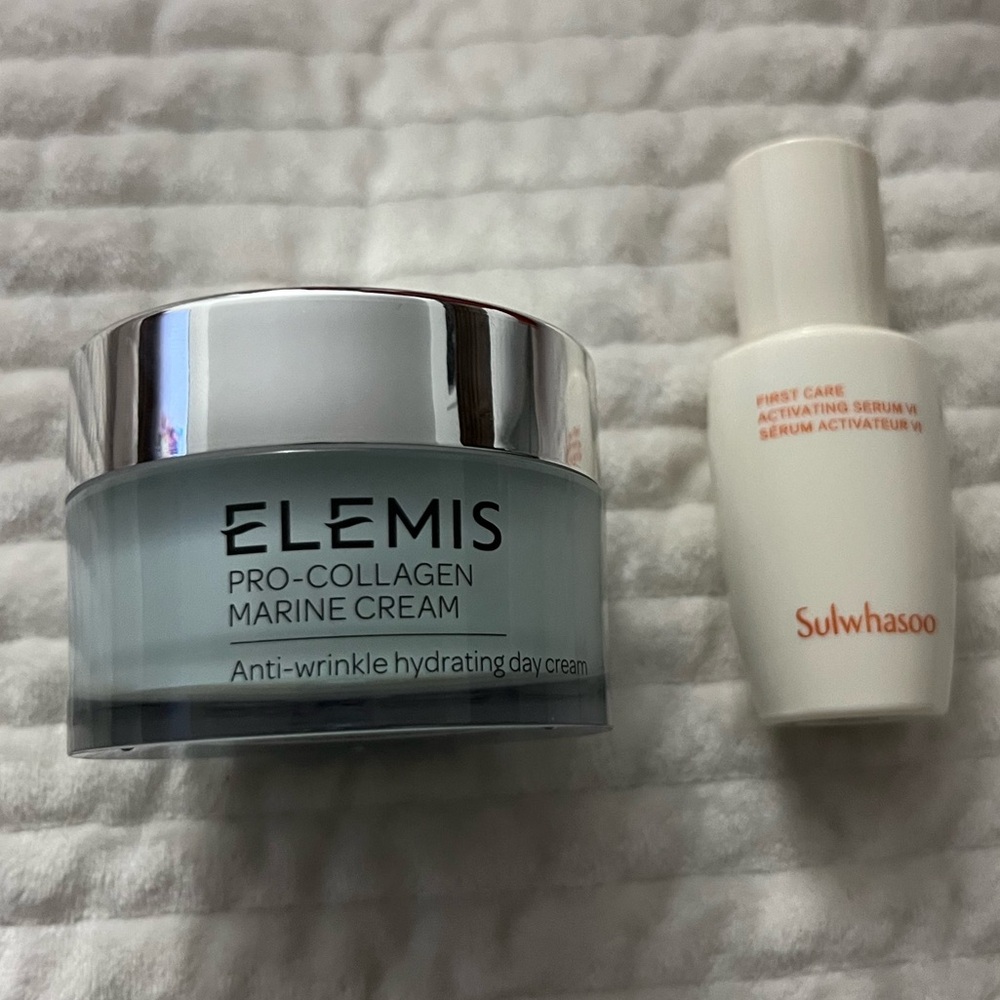 ❌SOLD❌ 🆕 ELEMIS Pro Collagen Marine Cream FULL SIZE+ Sulwhasoo activating serum